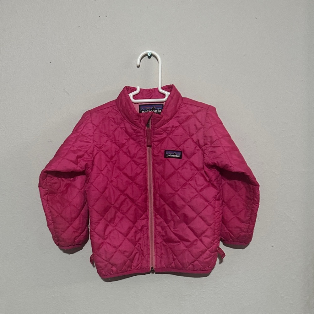 Patagonia Kids Pink Puffer Jacket